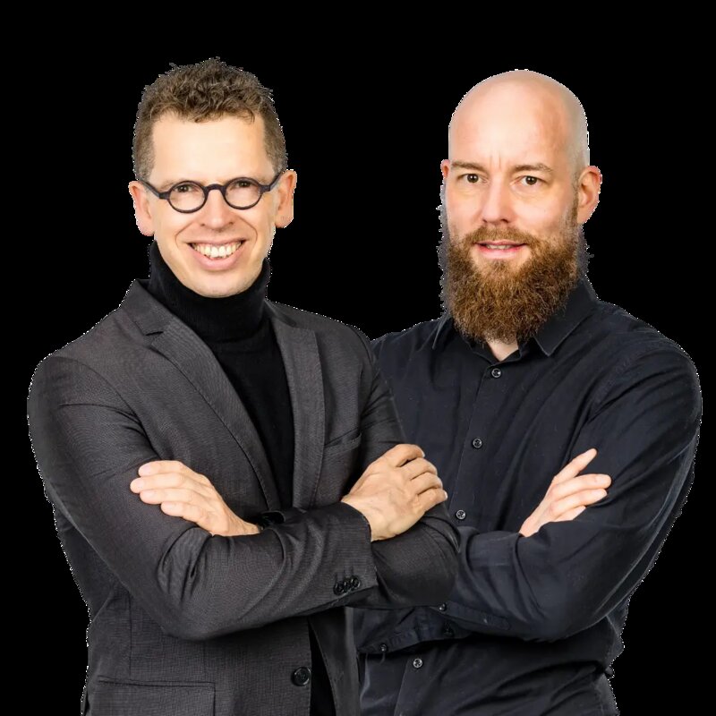 Dominik Pfau und Marcel Pannewig
